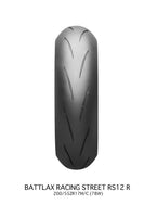 Bridgestone Battlax Racing Street RS12R Tire 180/55ZR17M/C 73W TL for Motorcycle