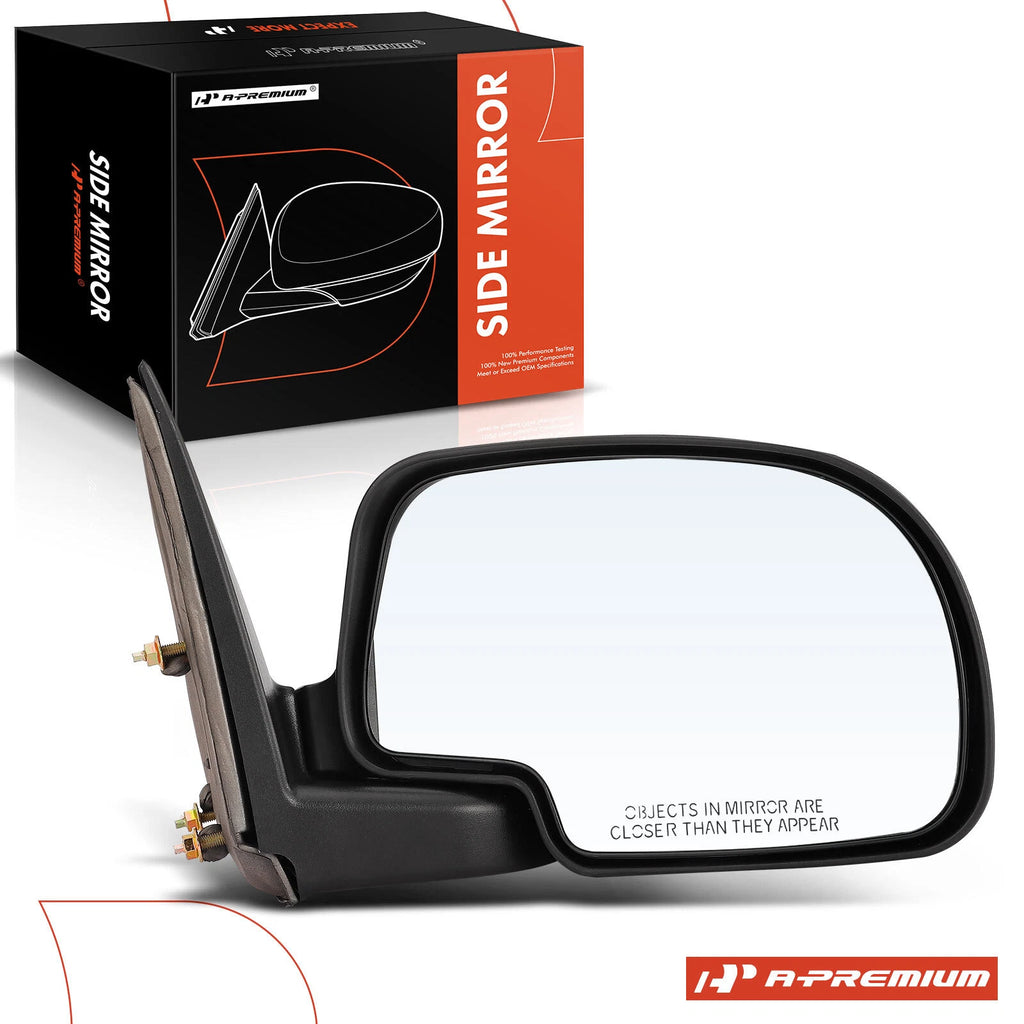 Manual Folding Passenger Mirror for Chevy Silverado GMC Sierra (2007–2018)