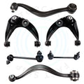 Set of 6 Front Control Arm & Ball Joint Sway Bar for Ford Fusion Mazda 6 Lincoln MKZ
