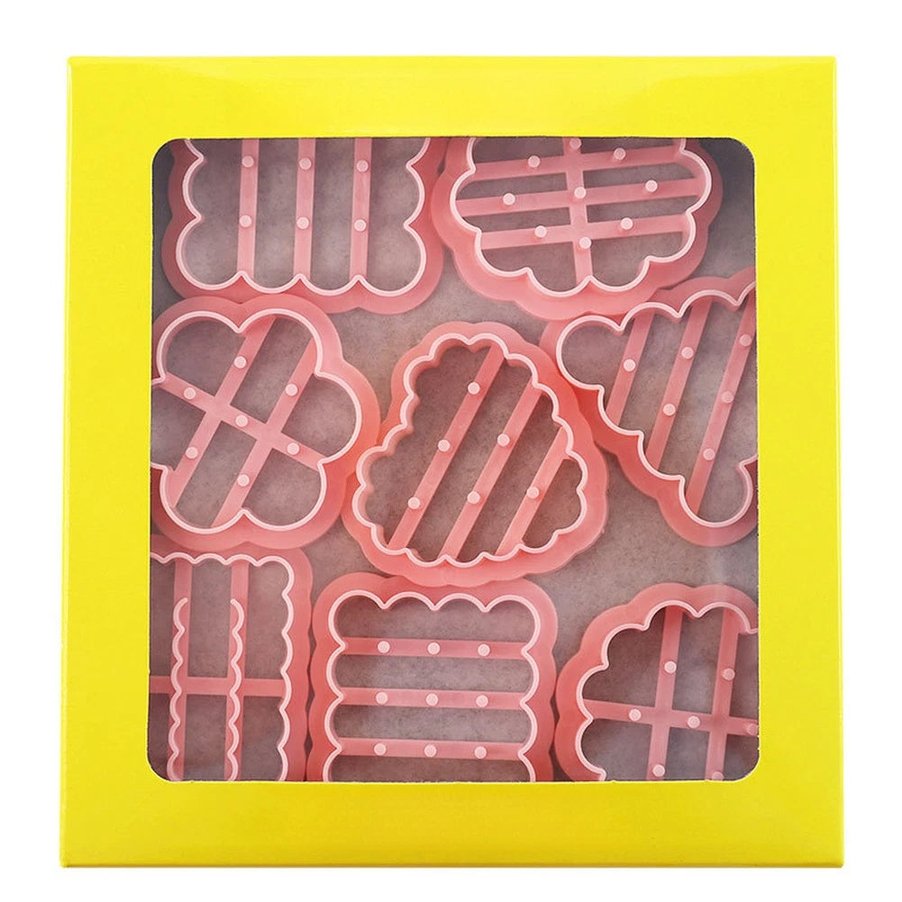 8 Piece Irregular Cookie Cutters Set for Baking Crafts