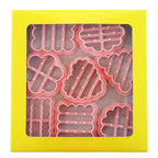 8 Piece Irregular Cookie Cutters Set for Baking Crafts