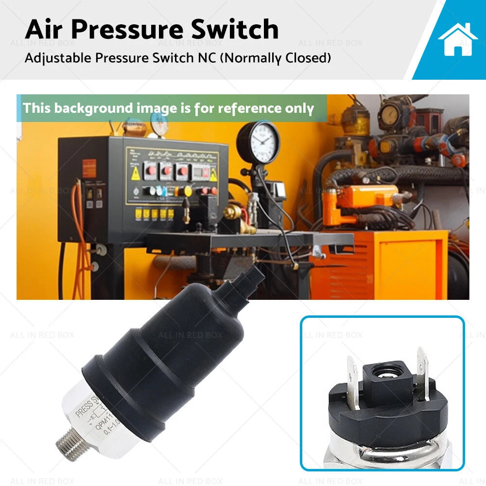 Air Pressure Switch 12V 15-140 psi for Diff Locker Air Compressor
