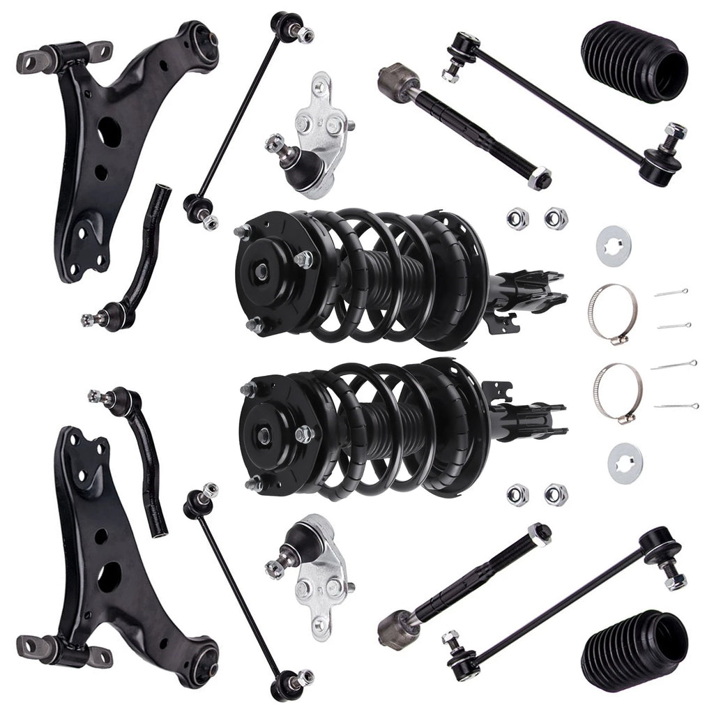 Front Struts Coil Springs w/ Control Arms for Toyota Camry (2007–2011)