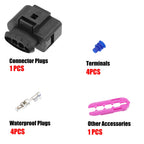 Set of 4 Coil on Plug Connectors for VW Audi Seat (1J0973724)