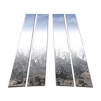 Diamond Grade 4pc Pillar Post Covers for 11-18 Land Rover Range Rover Evoque 4DR
