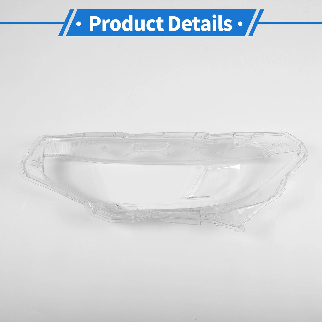 Headlight Lens Cover for Honda Civic (2016–2018) PC Clear