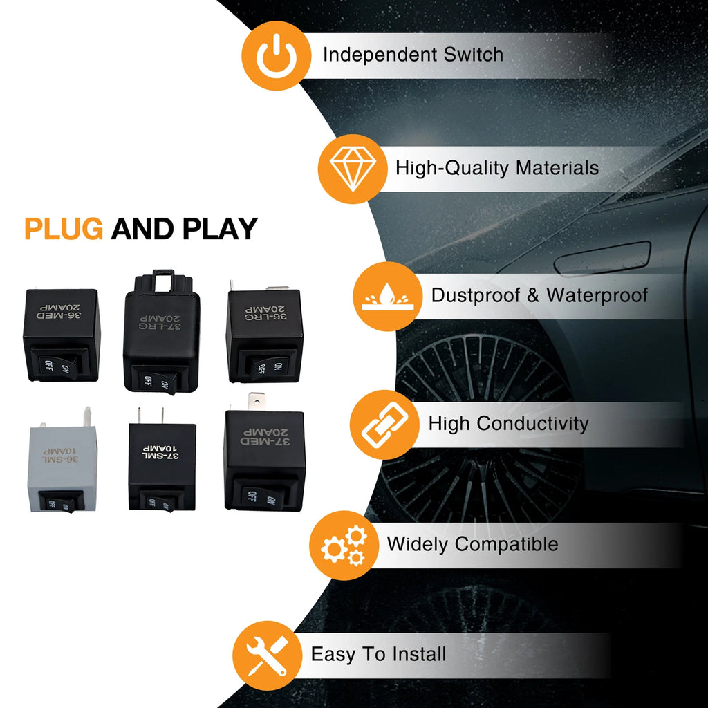 Fuel Pump Relay Bypass Switch Tester Kit for Audi BMW VW