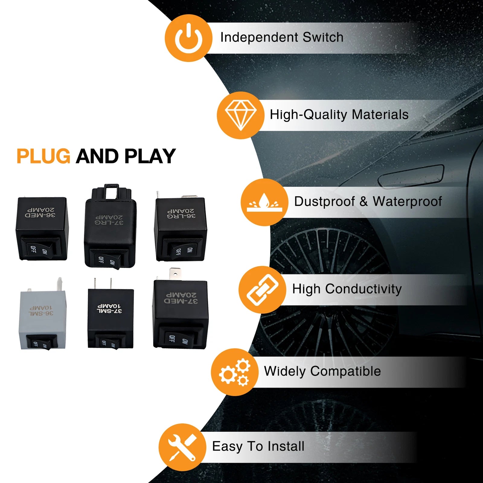 Fuel Pump Relay Bypass Switch Tester Kit for Audi BMW VW
