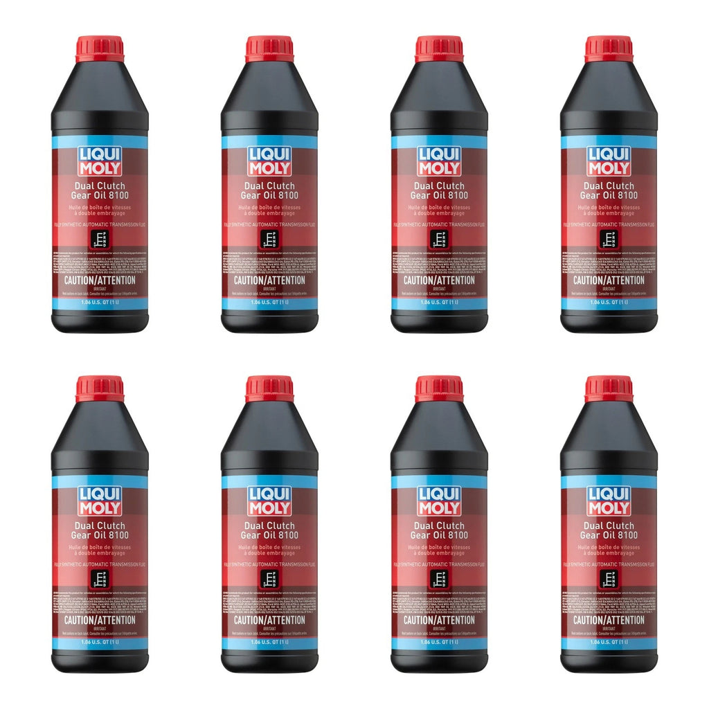 Set of 8 Liqui Moly 8100 Dual Clutch Automatic Transmission Fluid (8L)