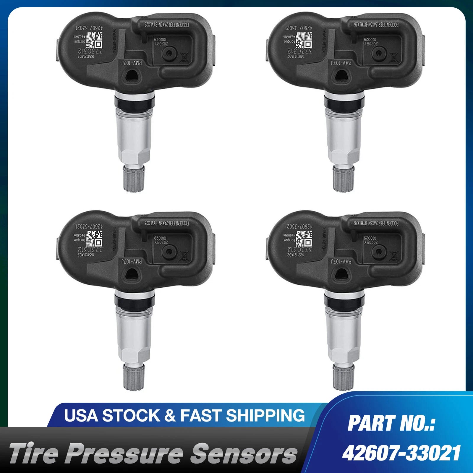 Set of 4 TPMS Tire Pressure Sensors for Toyota 4Runner (2006)