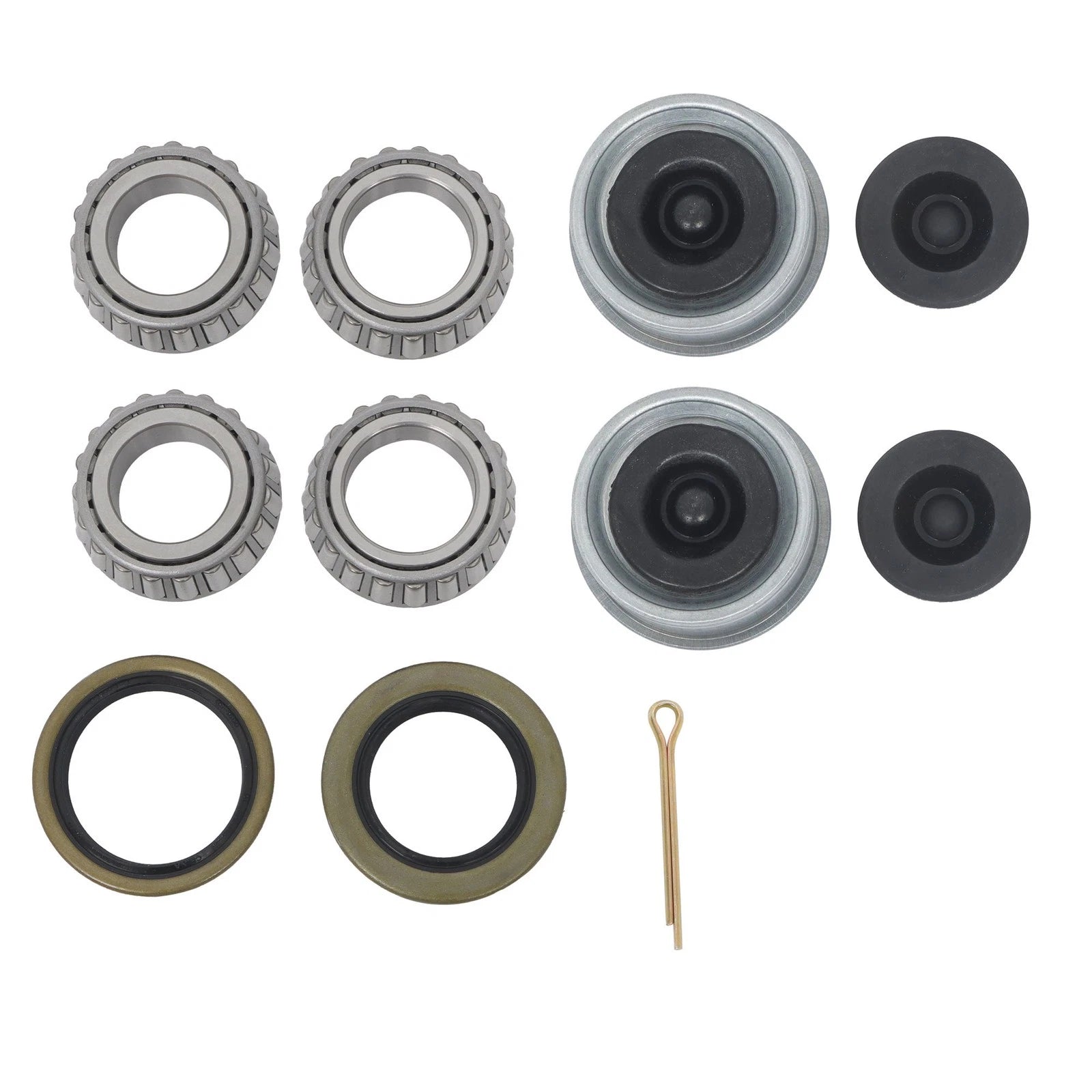 Set of 2 Trailer Hub Kits for 5 Lug Trailers (2000 lb)