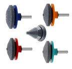 Lawn Mower Sharpener Kit with 4 Corundum Grinding Stones 50x60mm