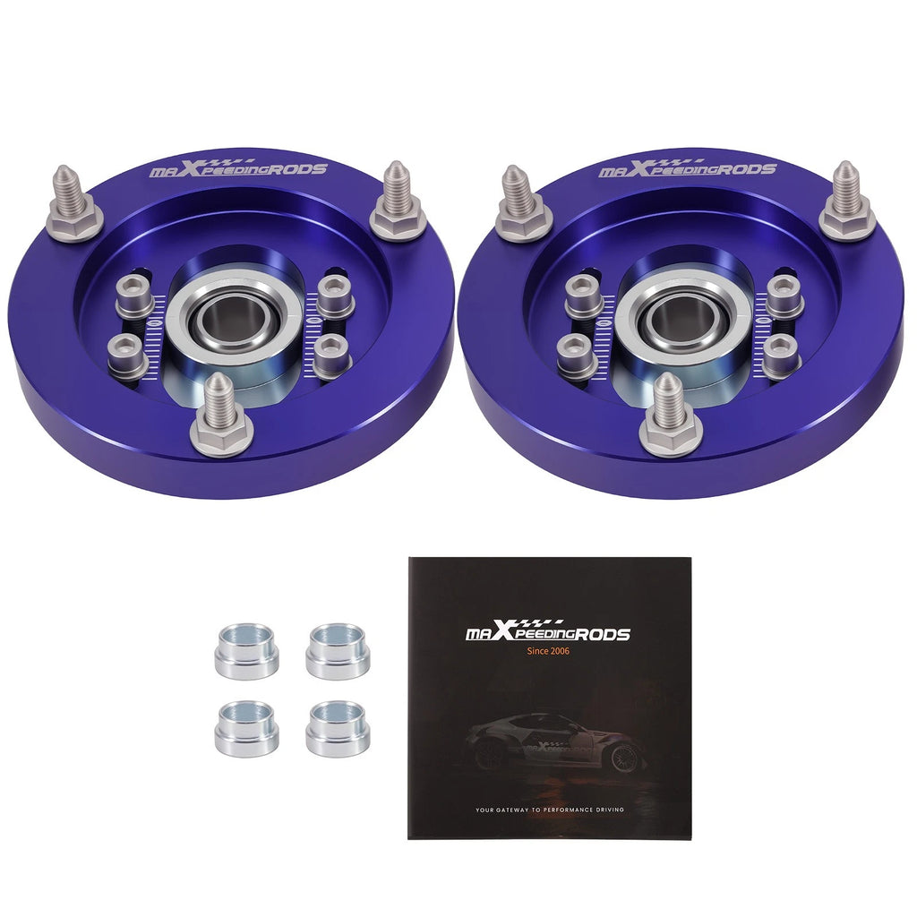 Pair Front Camber Plates for BMW E46 320i 323i 325i 328Ci 330xi M3 (1998–2006)