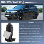 Oil Filter Housing No.263003CAB1 for Hyundai Santa Fe, Kia Sorento (2013–2020)