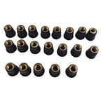 Set of 20 M6 Rubber Brass Well Nuts for Motorcycle Fairing Replacement