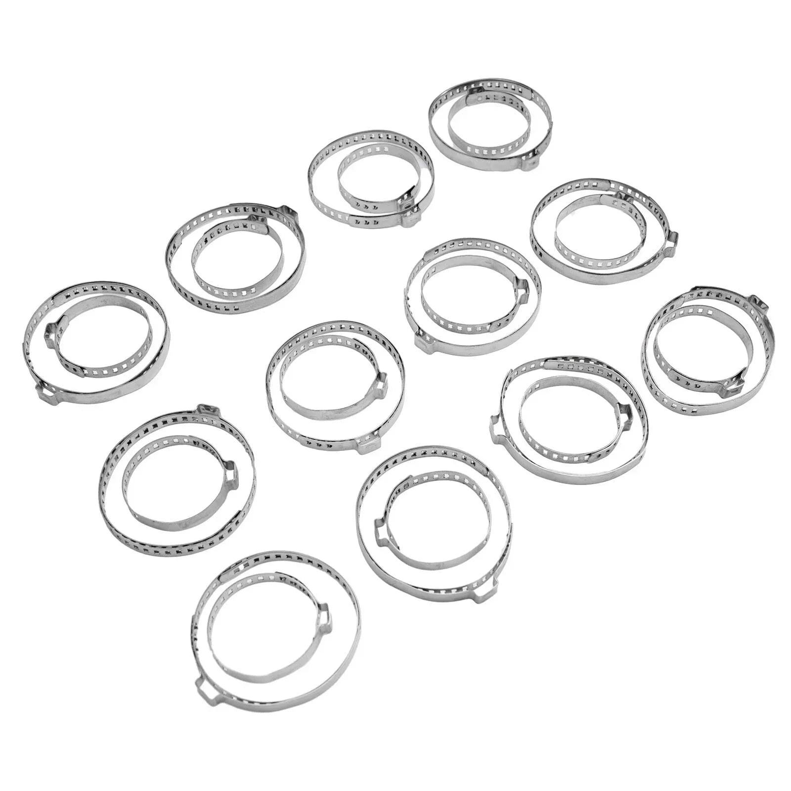 24 Pcs Stainless Steel Drive Shaft CV Boot Clamp