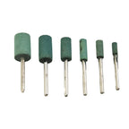Set of 6 Cylinder Rubber Head Grinding Polishing Tools for Rotary Drill