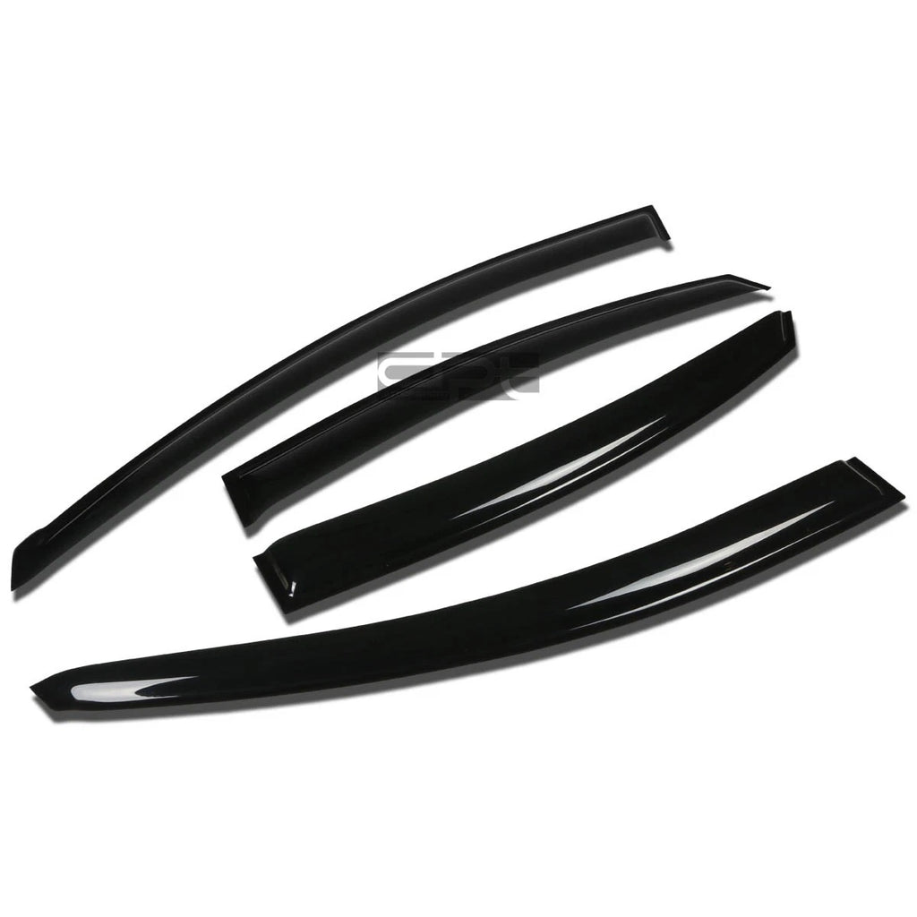 Set of 4 Window Visors for Hyundai Sonata (2011–2014) - Smoke Tint