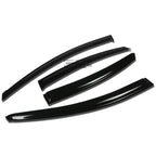 Set of 4 Window Visors for Hyundai Sonata (2011–2014) - Smoke Tint