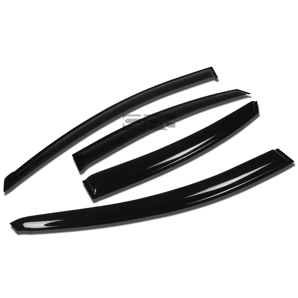 Set of 4 Window Visors for Hyundai Sonata (2011–2014) - Smoke Tint
