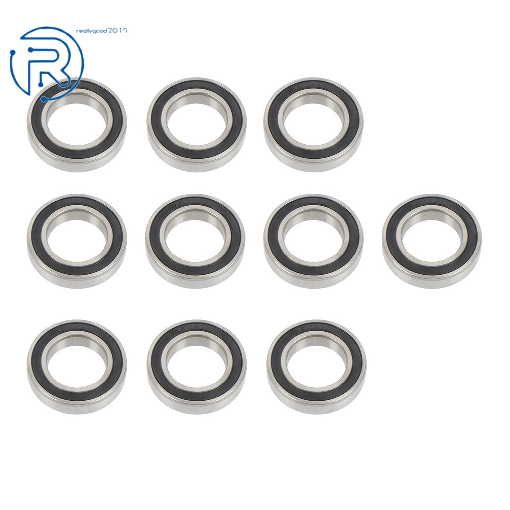 2X Rubber Sealed Deep Groove Ball Bearing 6008-2RS 40mm ID 68mm OD