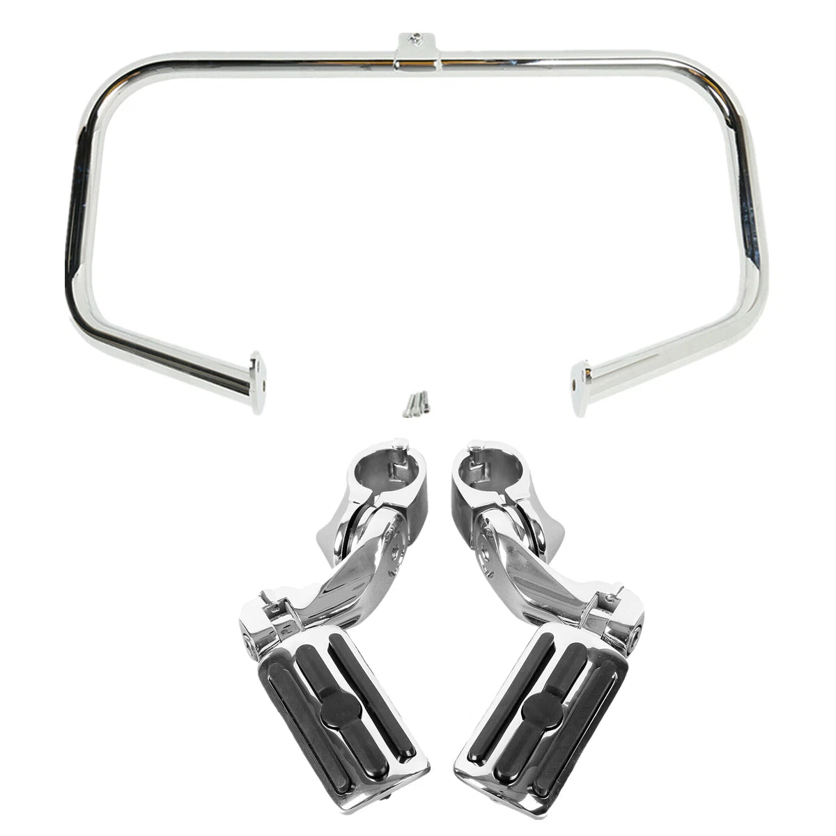 Engine Guard Crash Bar Footpegs Mount for Harley Touring Electra Glide (1997–2008)