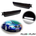 White LED Front Bumper Side Marker Lights for VW Passat (2001–2005)