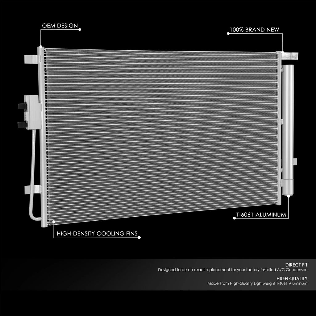 A/C Condenser for Hyundai Santa Fe 2.4L (2019–2020) HY3030175