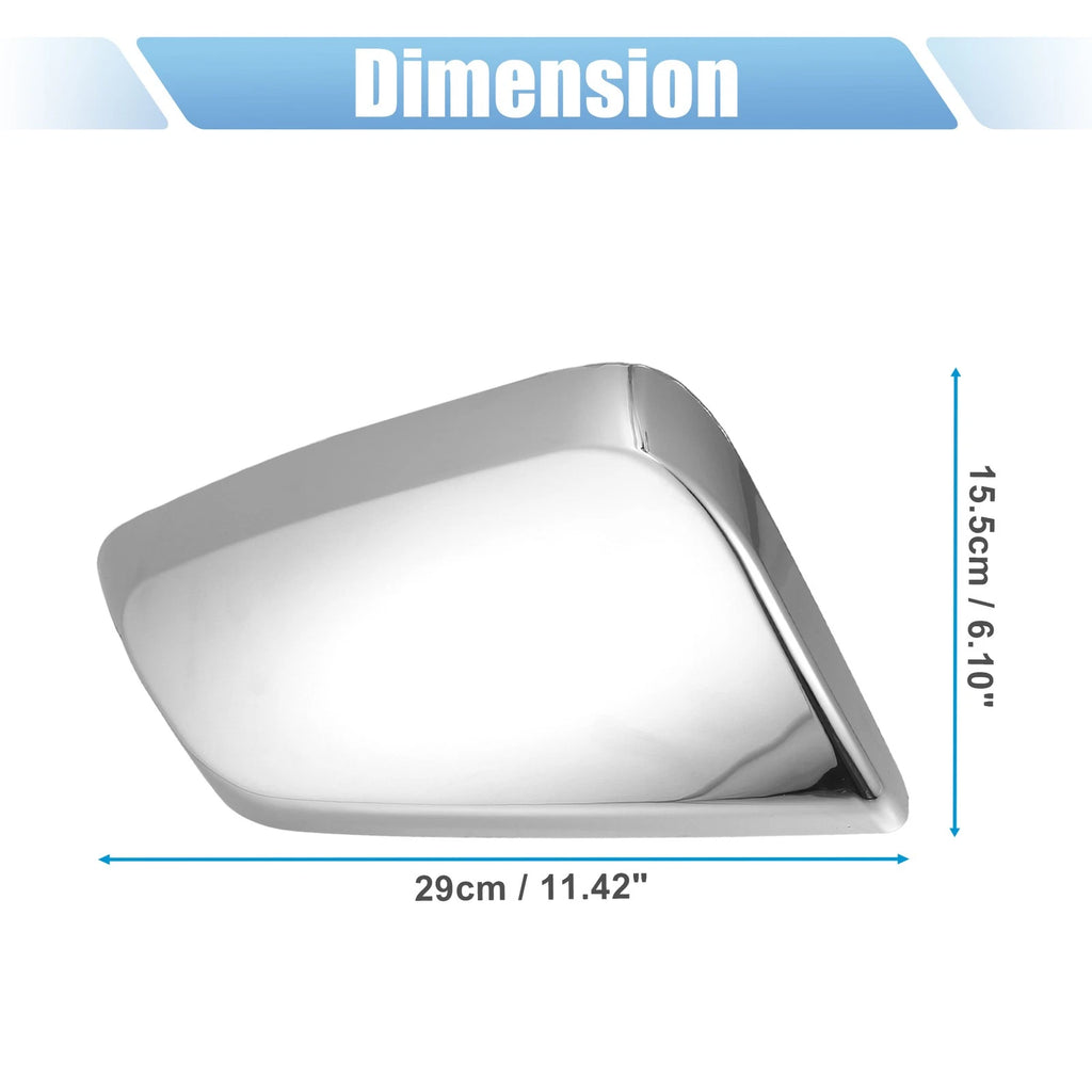 Pair Chrome Plated Half Mirror Covers for Chevrolet Impala (2014–2020) 731618519454