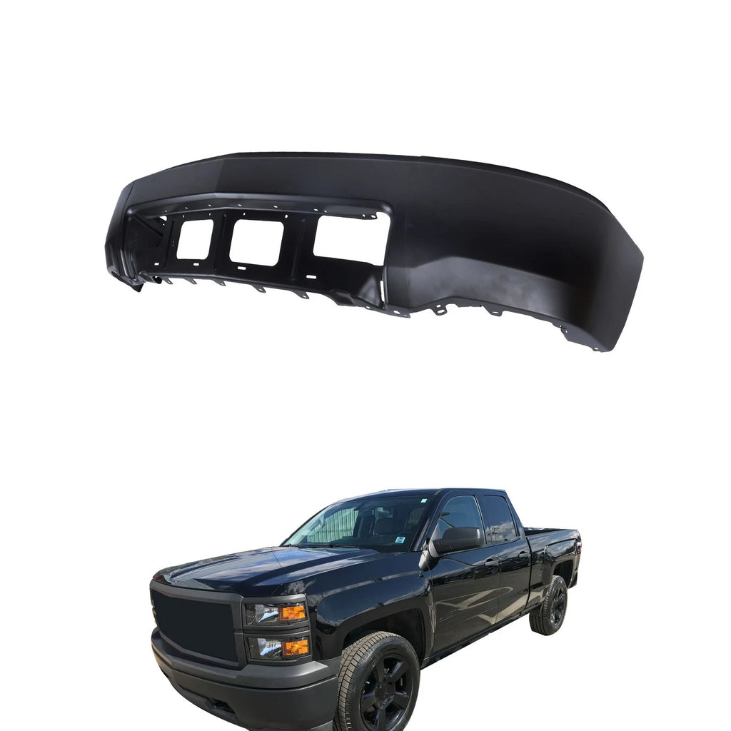 Black Steel Front Bumper for Chevy Silverado 1500 (2014-2015)