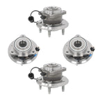 Set of 4 Wheel Hub Bearing Assemblies for Chevrolet Equinox Pontiac Torrent (2007–2009)