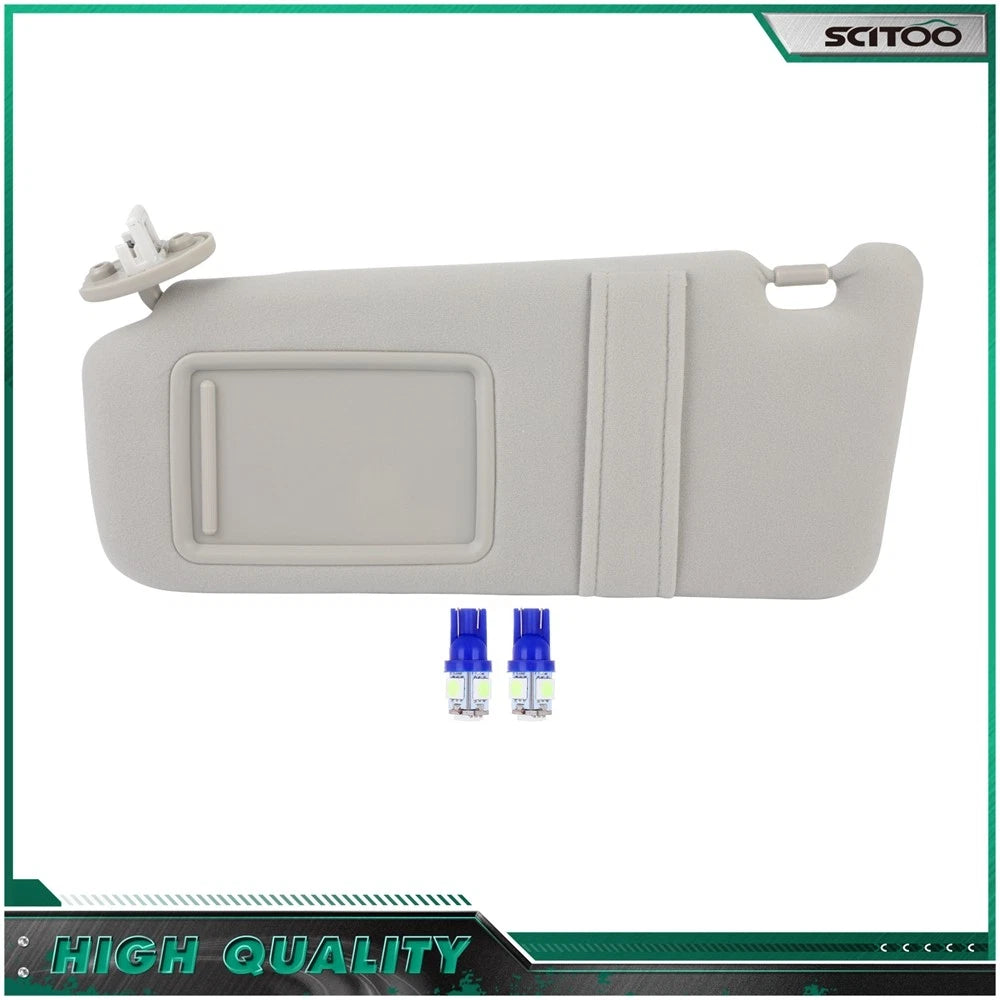 Driver Side Left Sun Visor + License Plate Light for Toyota Venza (2009–2016)