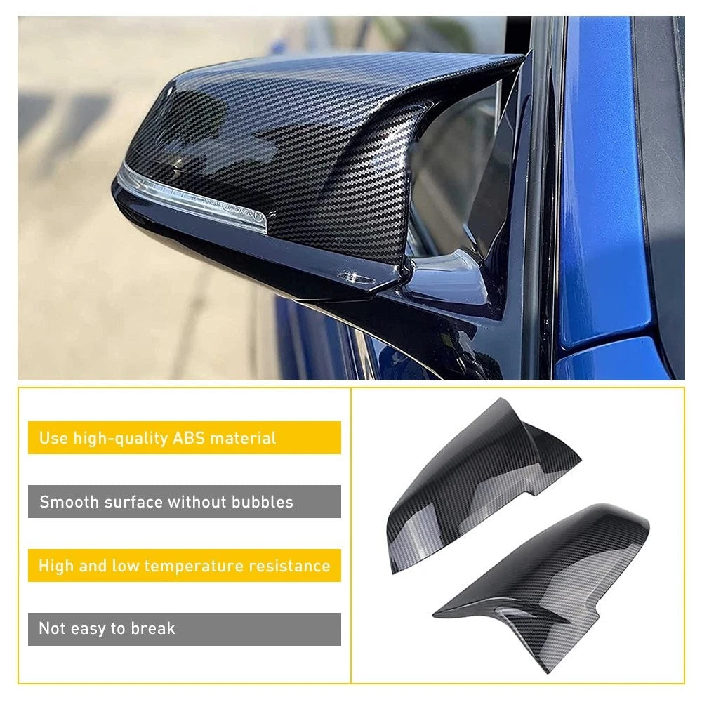 Driver & Passenger Side Mirror Cover Caps for BMW 3 Series F30 F31 (2012–2019)