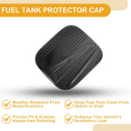 Fuel Tank Door Cap for Nissan Altima (2019–2025) Carbon Fiber Black