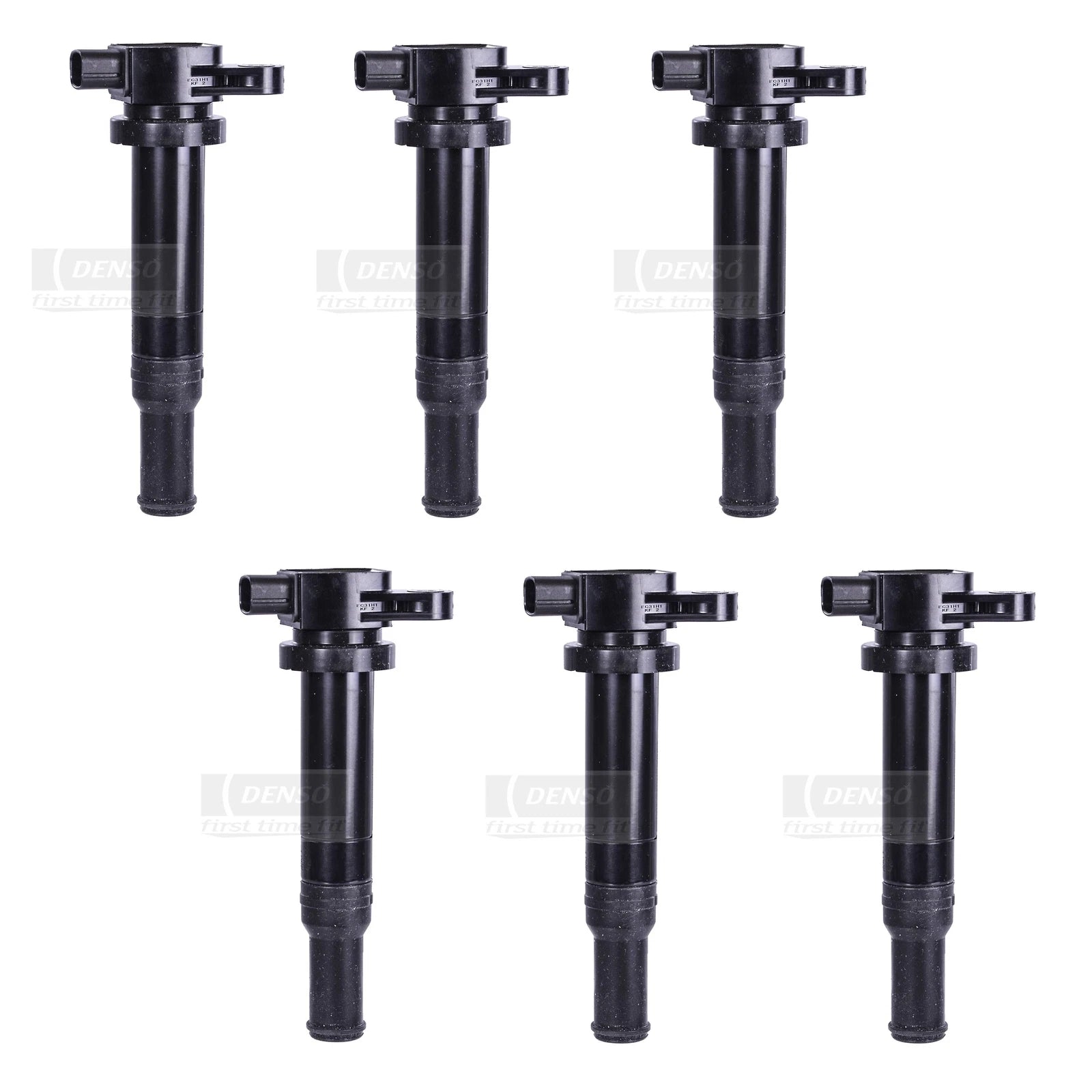 Set of 6 Denso Ignition Coils for Kia Optima Rondo 2.7L V6 (2007–2010)