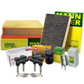 Set of 4 Mann Filters & 4 NGK G-Power Spark Plugs for Audi L4