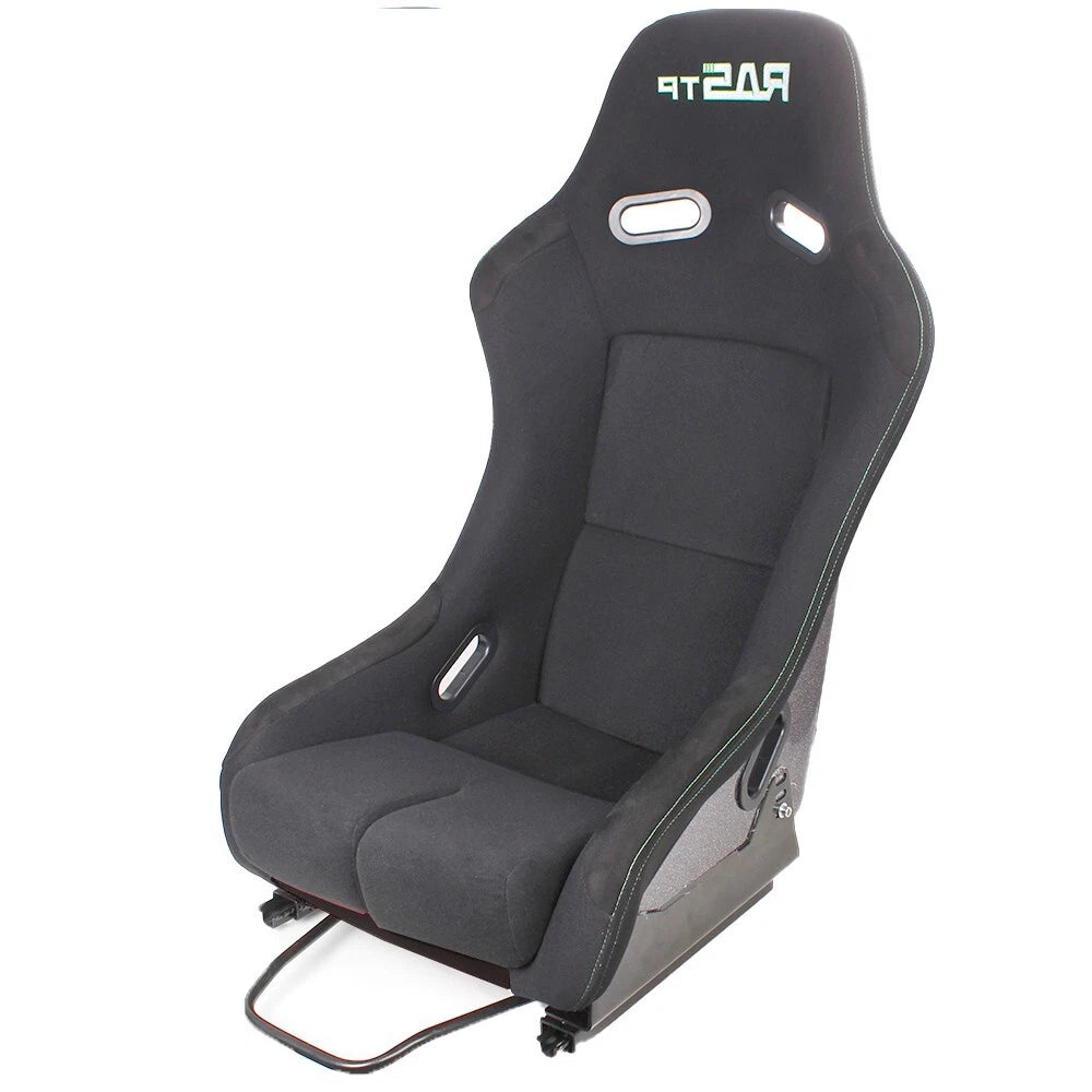 2X Fiber Glass Racing Seats with Stainless Bracket Mount Universal