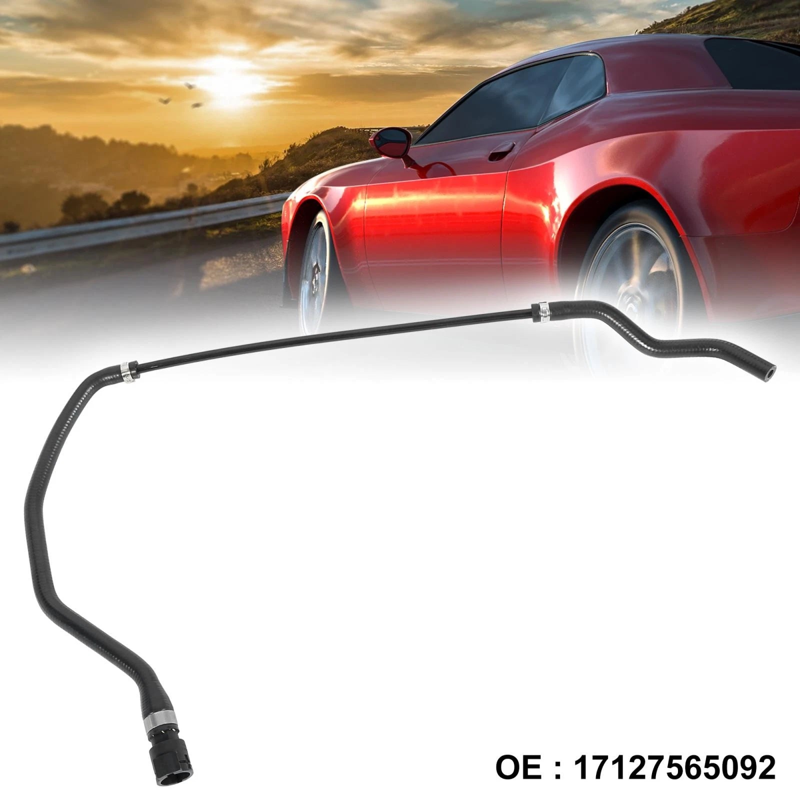 Radiator Coolant Water Hose for BMW (17127565092, 17124558585)
