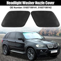 Set of 2 Headlight Washer Nozzles for BMW (51657199141, 51657199142)