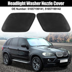 Set of 2 Headlight Washer Nozzles for BMW (51657199141, 51657199142)