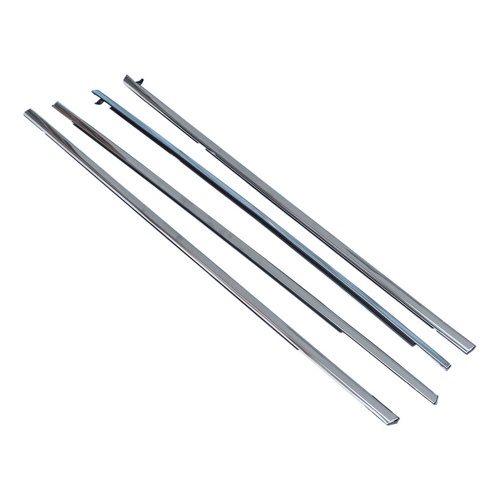 Set of 4 Window Weatherstrip Moulding Trim Seals for Honda Accord (2003–2007)