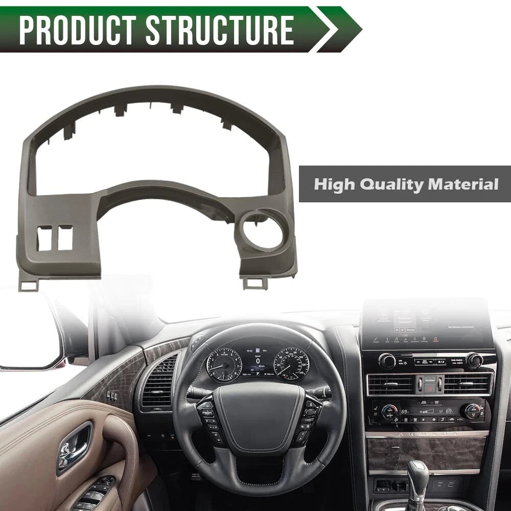 Instrument Cluster Dash Panel Gauge Trim Bezel for Nissan Titan Armada