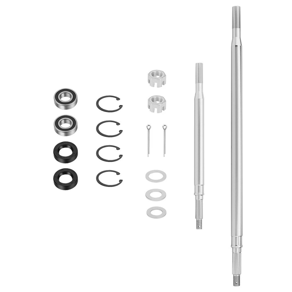 Electric Rear Axle Shaft 2X for EZGO RXV (2008–Present) 620337 614208 620341 614209