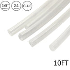2:1 Heat Shrink Tubing 1/8" 10FT Clear Waterproof Dual Wall Wires Wrap