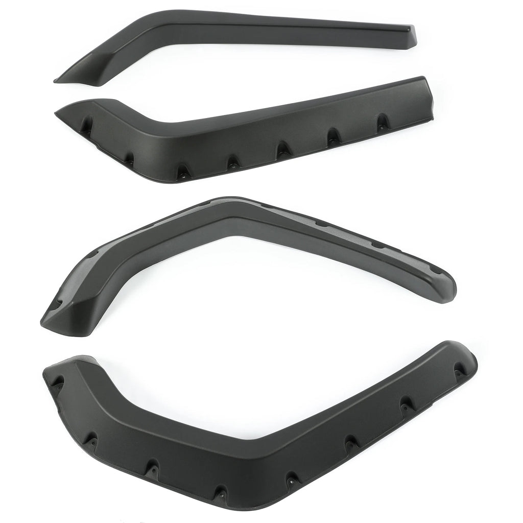Set of 4 Fender Flares for Polaris RZR 800 (2008–2010) Black Plastic