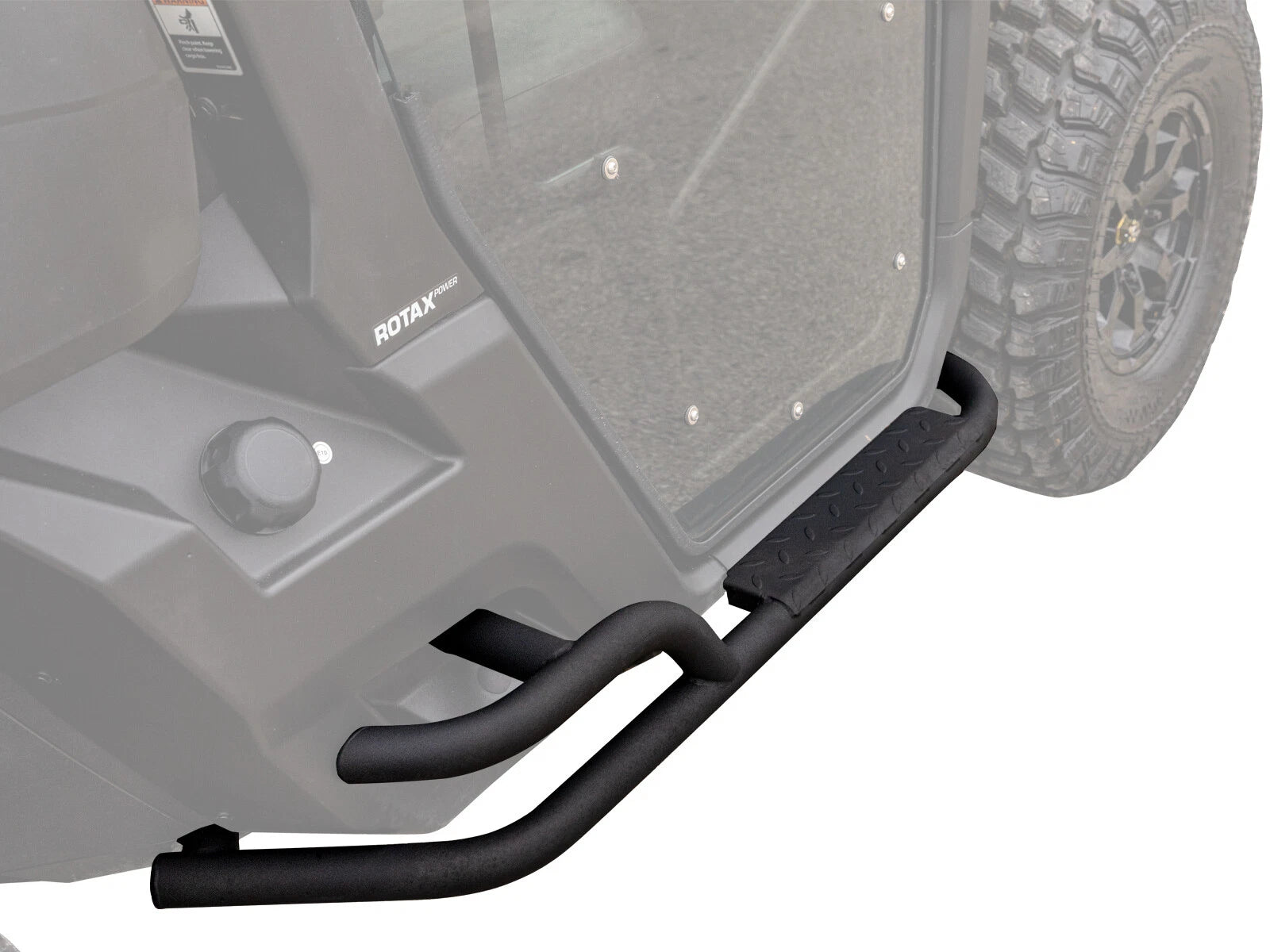 SuperATV Heavy Duty Nerf Bars for Can-Am Defender 2 Door (2016–2023)