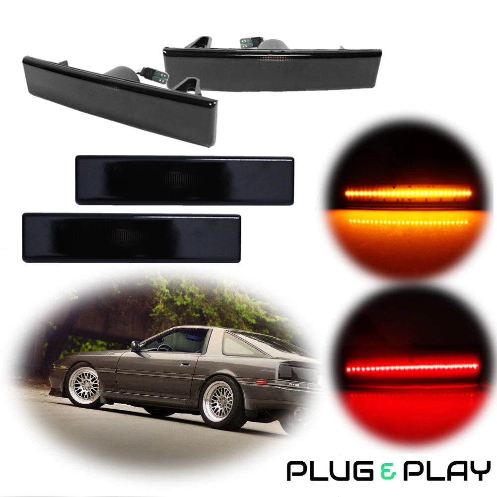 Set of 4 LED Side Marker Lights for Toyota Supra MK3 (1986–1992)