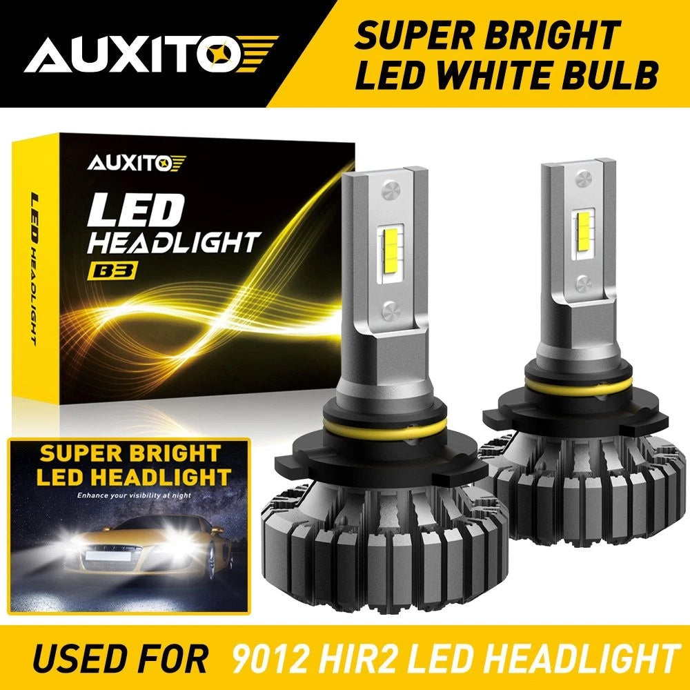 AUXITO 9012 HIR2 LED Headlight for Ford Edge Taurus (2015–2020)