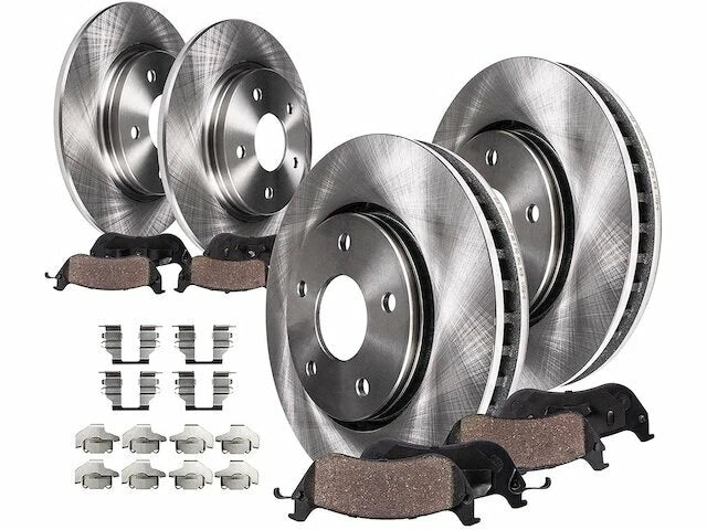 Front and Rear Brake Pad and Rotor Kit for Mazda Tribute (2005–2006, 2008) XB864GT