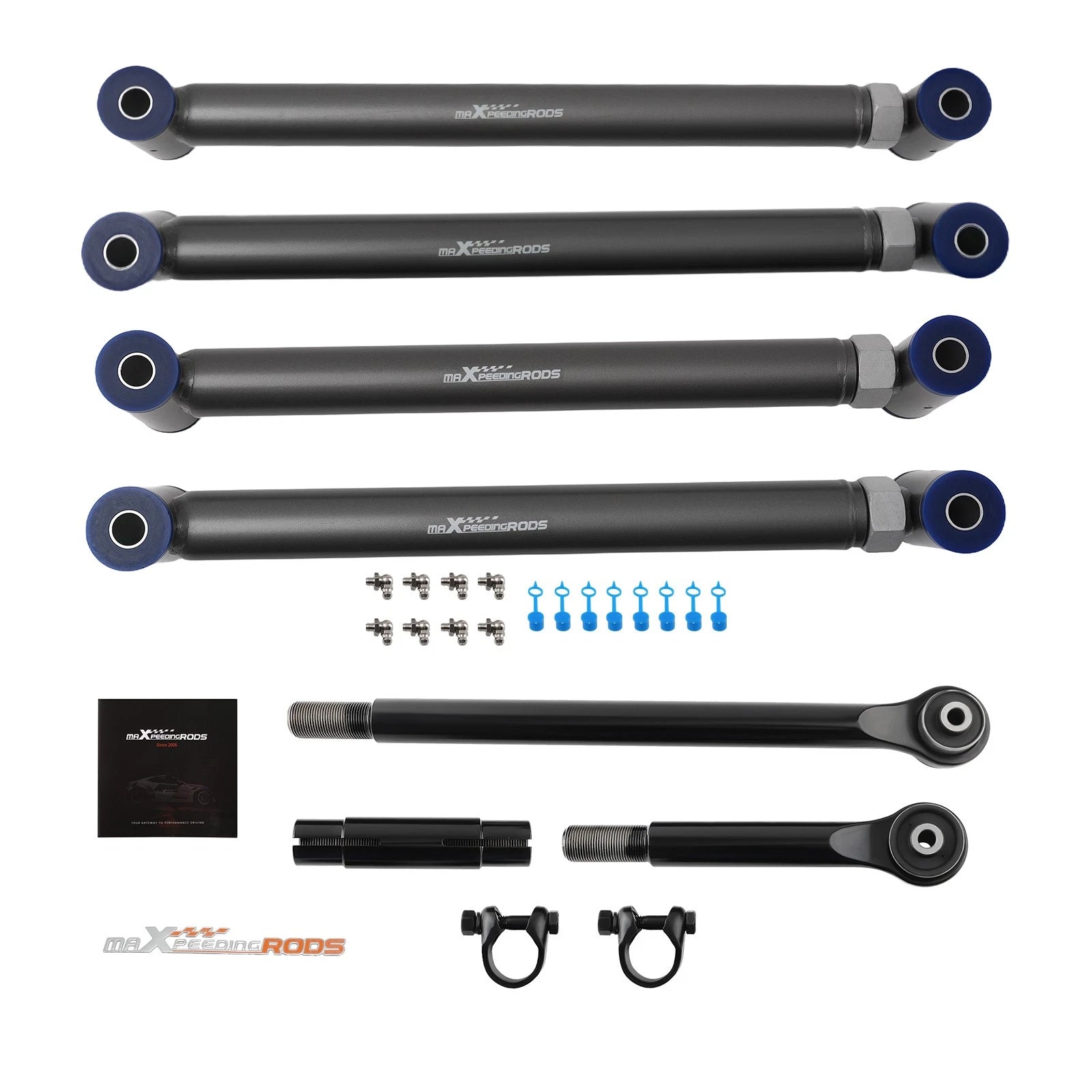 Complete Rear Control Arms Kit with Track Bar for Dodge Ram 2500 4x4 (2014–2024)